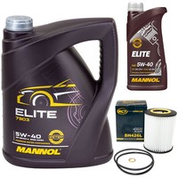 MotoröL Set Mannol Elite 5W40 6 Liter + ÖLfilter FüR Bmw 7Er 728I Il E38 193 Ps