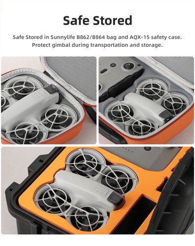 For DJI NEO Drone Gimbal Protector Camera Lens Cover Transparent Dust-Proof Cap - Bild 7 von 9