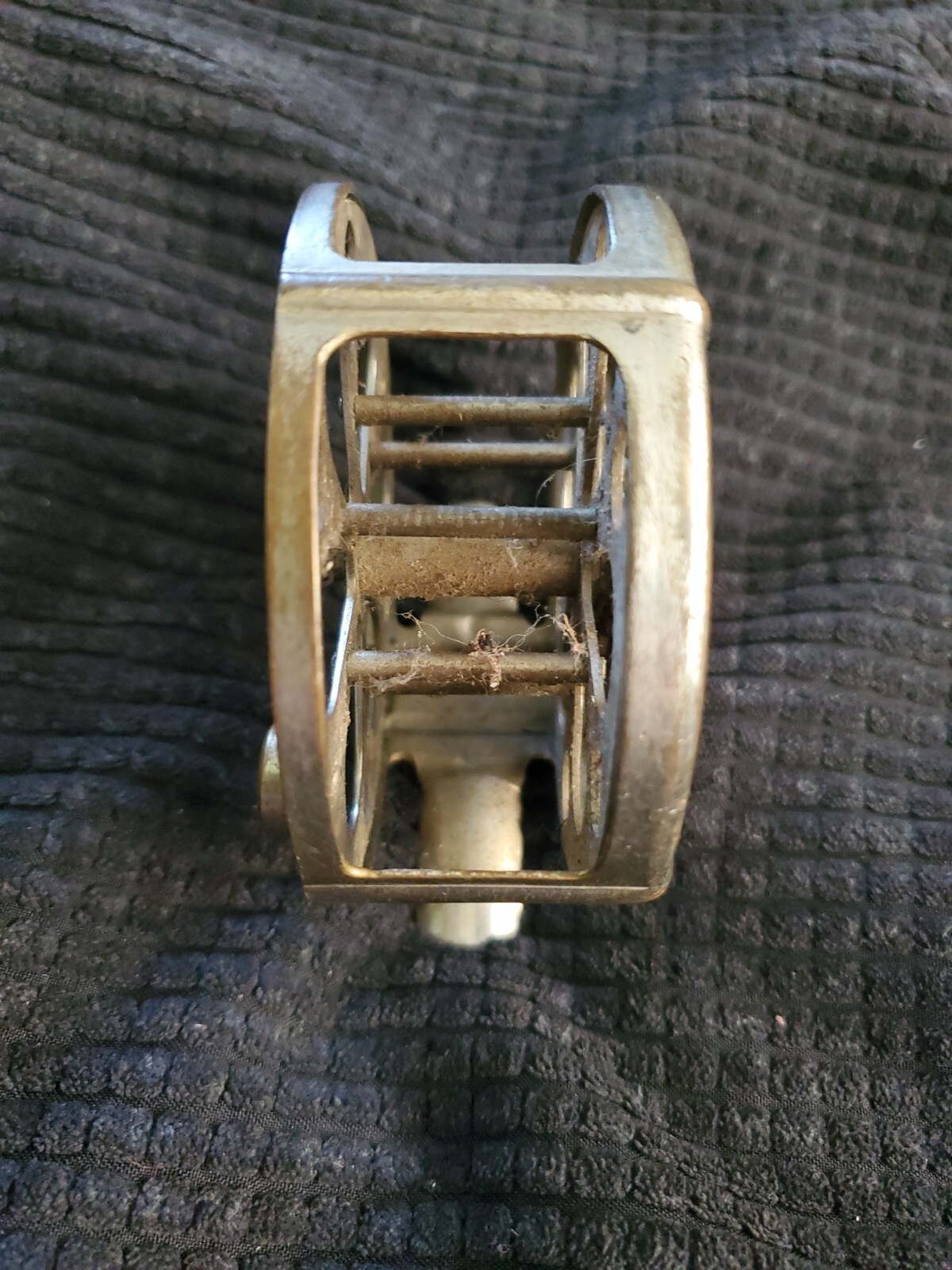 Antique Meisselbach 290 Featherlight Skeleton Fly Reel Missing Crank Arm