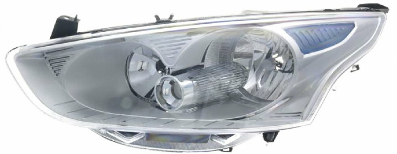 Phare avant gauche pour Ford B-Max 2012-2017 optique de rechange halogène H7 H1