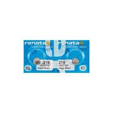 2 x Renata 319 Watch Batteries, 1.55V, 0 MERCURY equivalent SR527SW, 527