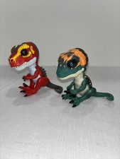 UNTAMED T-REX Red FINGERLING "RIPSAW" RAPTOR Velociraptor WOWWEE Working