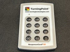 Turning Technologies Response Card Clicker Remote RCRF-01 Works