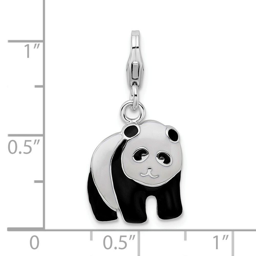 アクセサリー PRADA Mohair Panda Crystal Charm Strap PRADA Mohair Panda Crystal Charm Strap