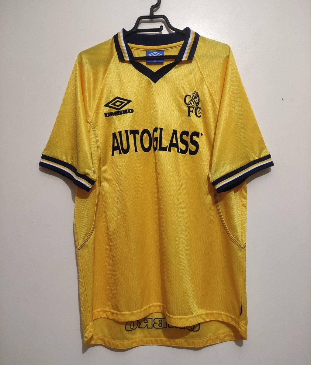 Chelsea 1998 2000 Third Shirt Umbro Vintage Soccer Jersey Football