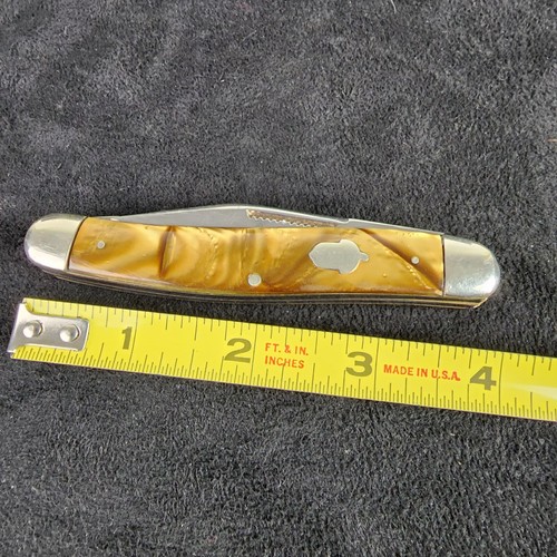 VINTAGE REMINGTON 3 BLADE STOCKMAN KNIFE, GOOD CONDITION - Picture 5 of 5