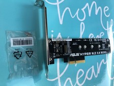ASUS HYPER M.2 X4 MINI ACCESSORY For X99 Z97 Z170 Z270 X299 ,Screws included