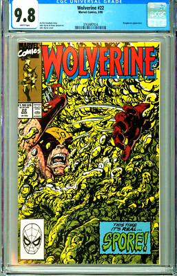WOLVERINE 22 CGC 9.8 WP ROUGHOUSE NEW NON-CIRCULATED CGC CASE MARVEL ...