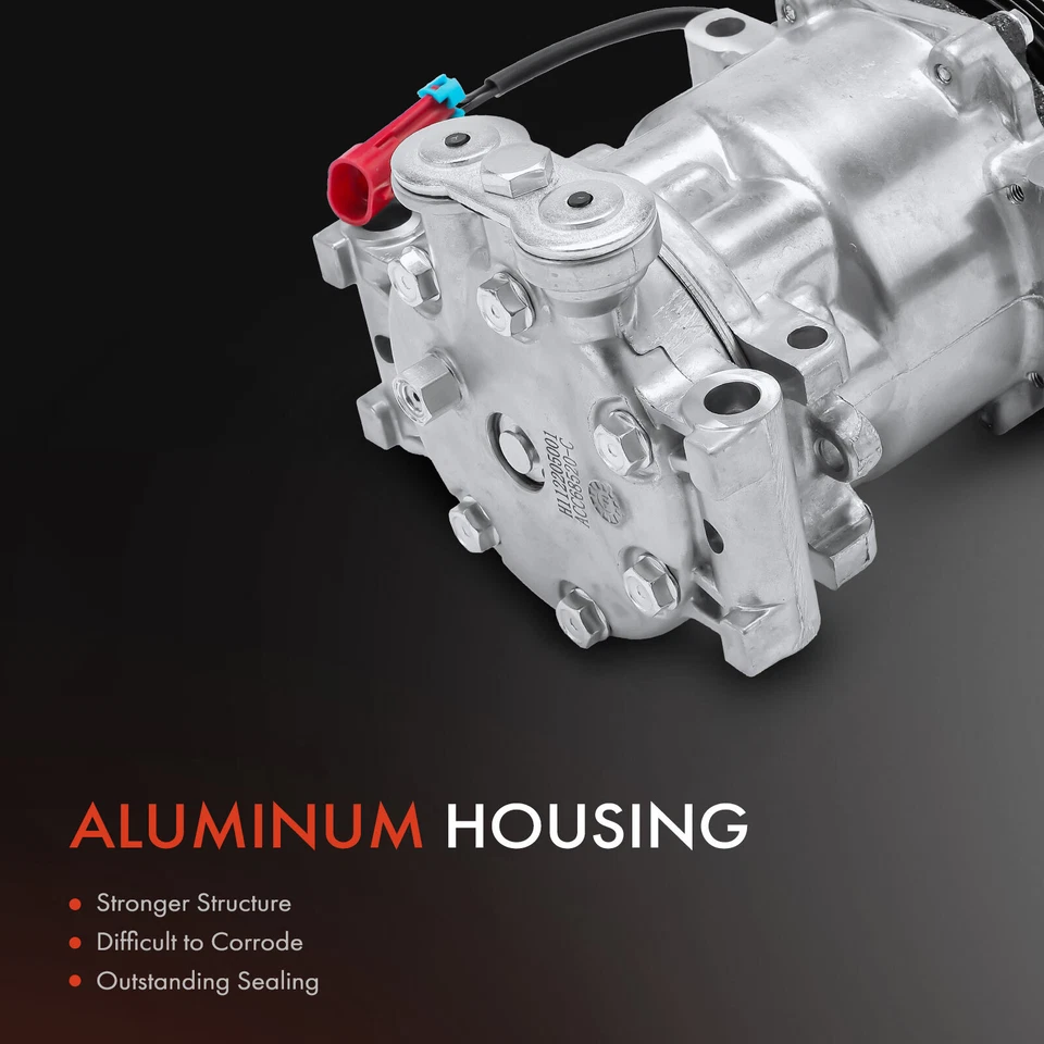 Compresor de aire acondicionado con embrague para Chevrolet T6500 GMC T7500 2004 2005-2009 L6 7,8 L Foto 3 de 4