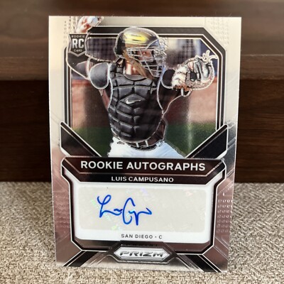 2021 Prizm Basbeall Luis Campusano Rookie Auto Graphs #RA-LC