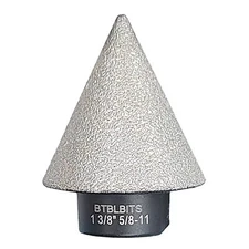 35mm 1-3/8" Diamond Chamfer Finger Cone Milling Bit Tile Ceramic Marble Hole Saw