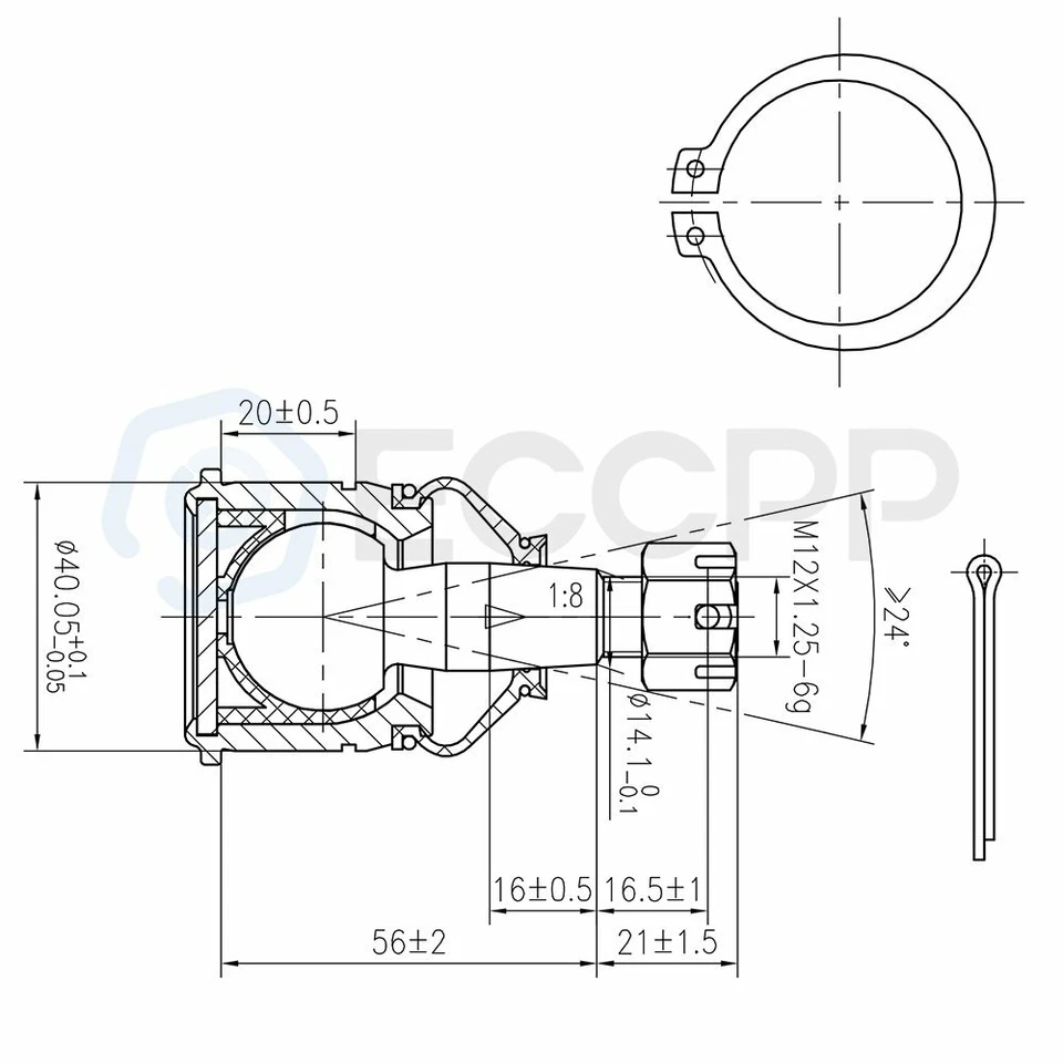 For 1998-2001 Acura Integra Front Control Arm Ball Joint Tie Rod Sway Bar Kit - Image 2 of 4