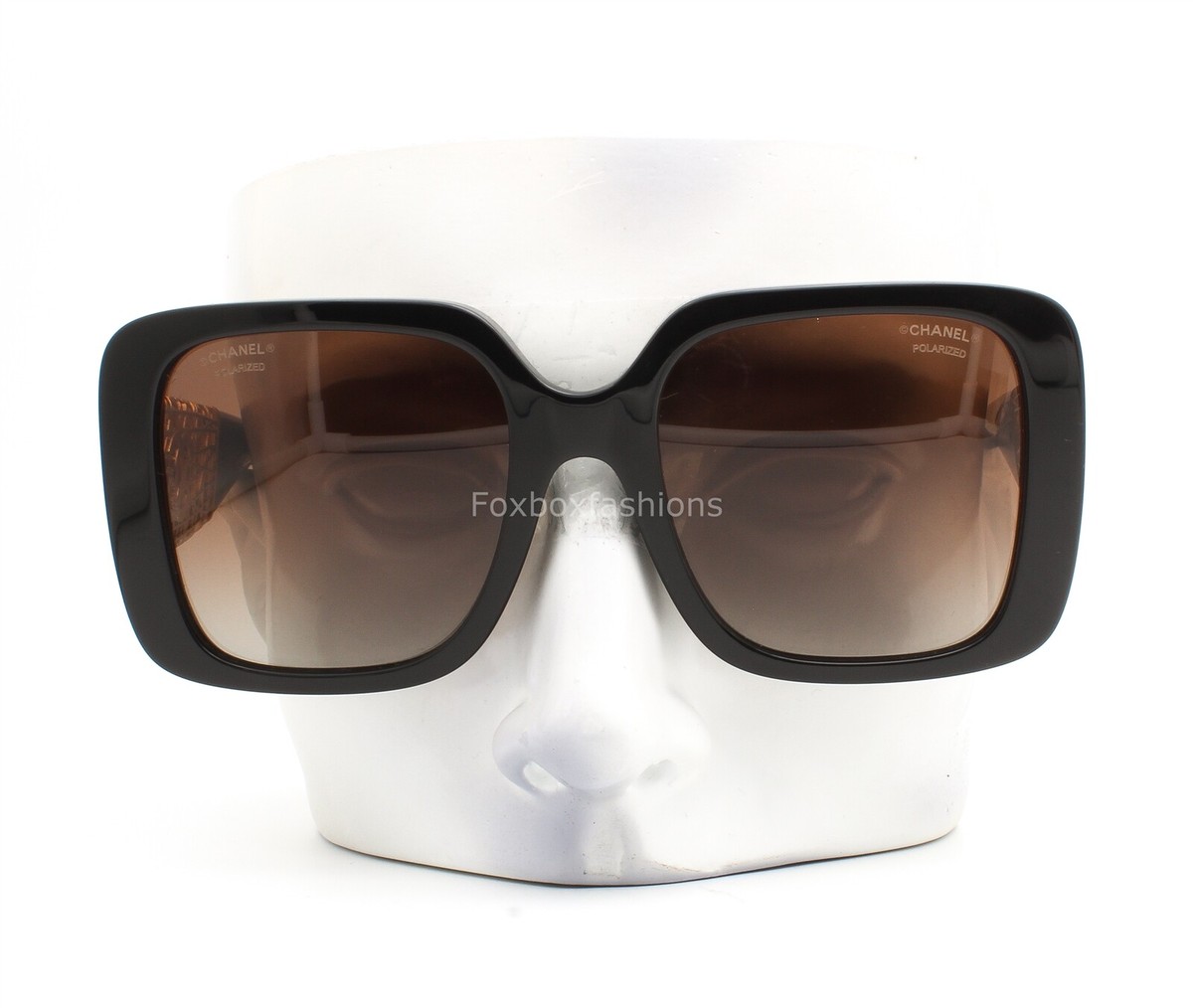 【CHANEL】サングラス Chanel Sunglasses 5532A 622/S9 Black Gold Jewel Tweed CC