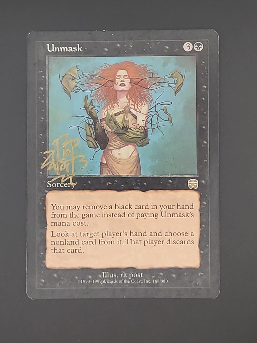 MTG Magic the Gathering Signed Unmask RK Post Autographed | eBay MTG Magic the Gathering Signed Unmask RK Post Autographed | eBay