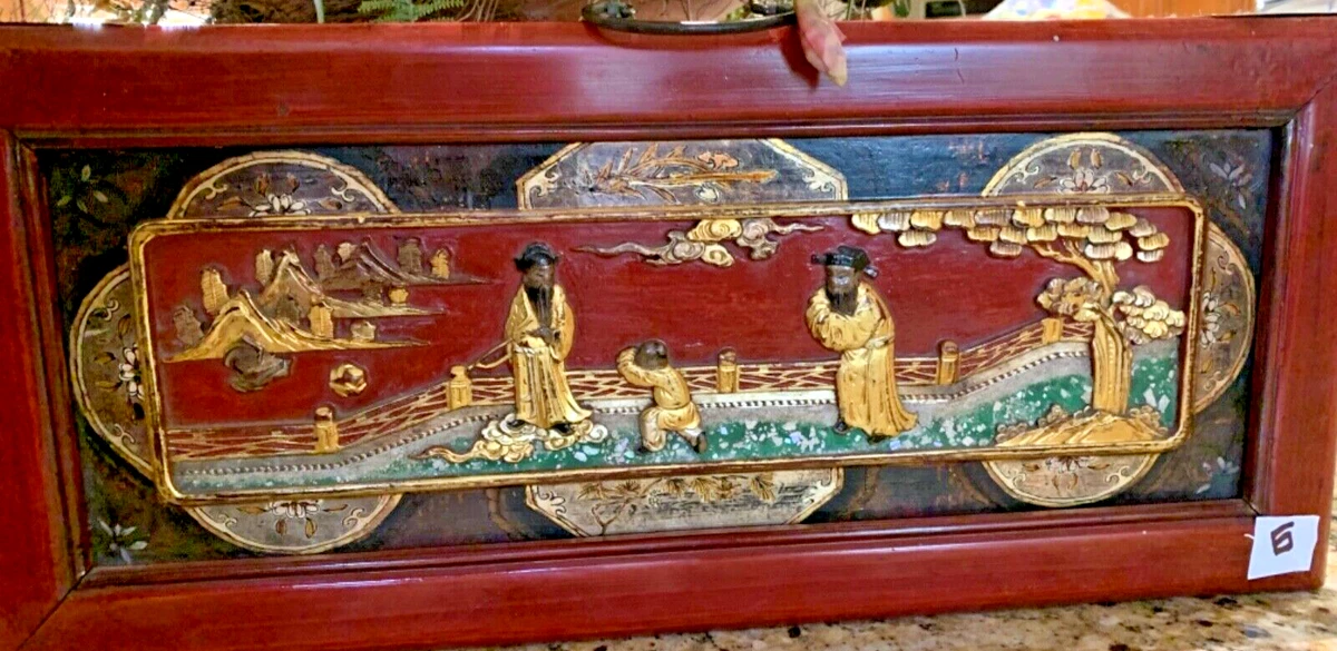 1850-1899 木制古董中国画作、画卷| eBay