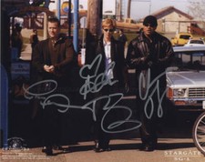 STARGATE: SG-1 - Triple Signed Cast Shot - 3 GENUINE SIGNED AUTOGRAPH