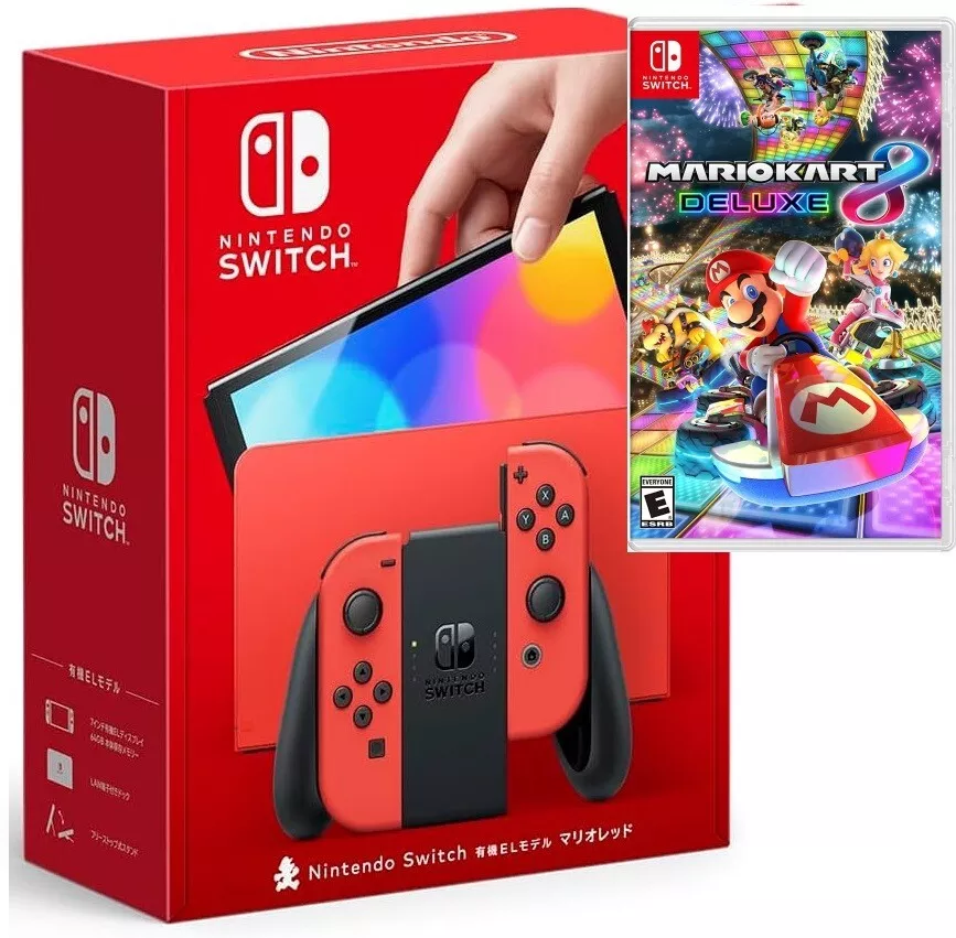 Nintendo Switch – OLED (Sw Oled) Model w/ White Joy-Con Bundle