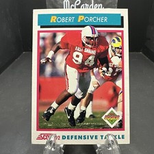 1992 Score Robert Porcher #484 Rookie RC