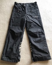 Columbia Sportswear Snow Pants Black Youth 10/12 Waterproof Ski Pants 687