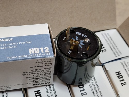 10 Pieces Of Original Novita 12 Volt 20A Flasher Relays HD12 BX1 - Picture 6 of 6