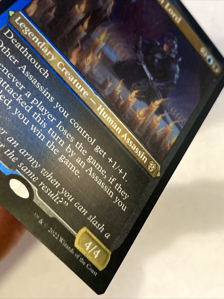 MTG Ramses, Assassin Lord FOIL ETCHED Dominaria United Commander 061 NM - Image 3 of 4