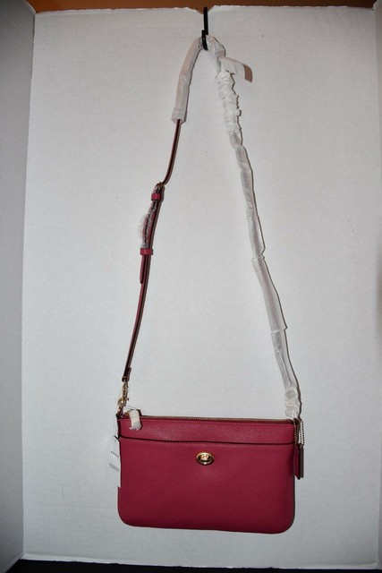 polly pebble leather crossbody bag coach