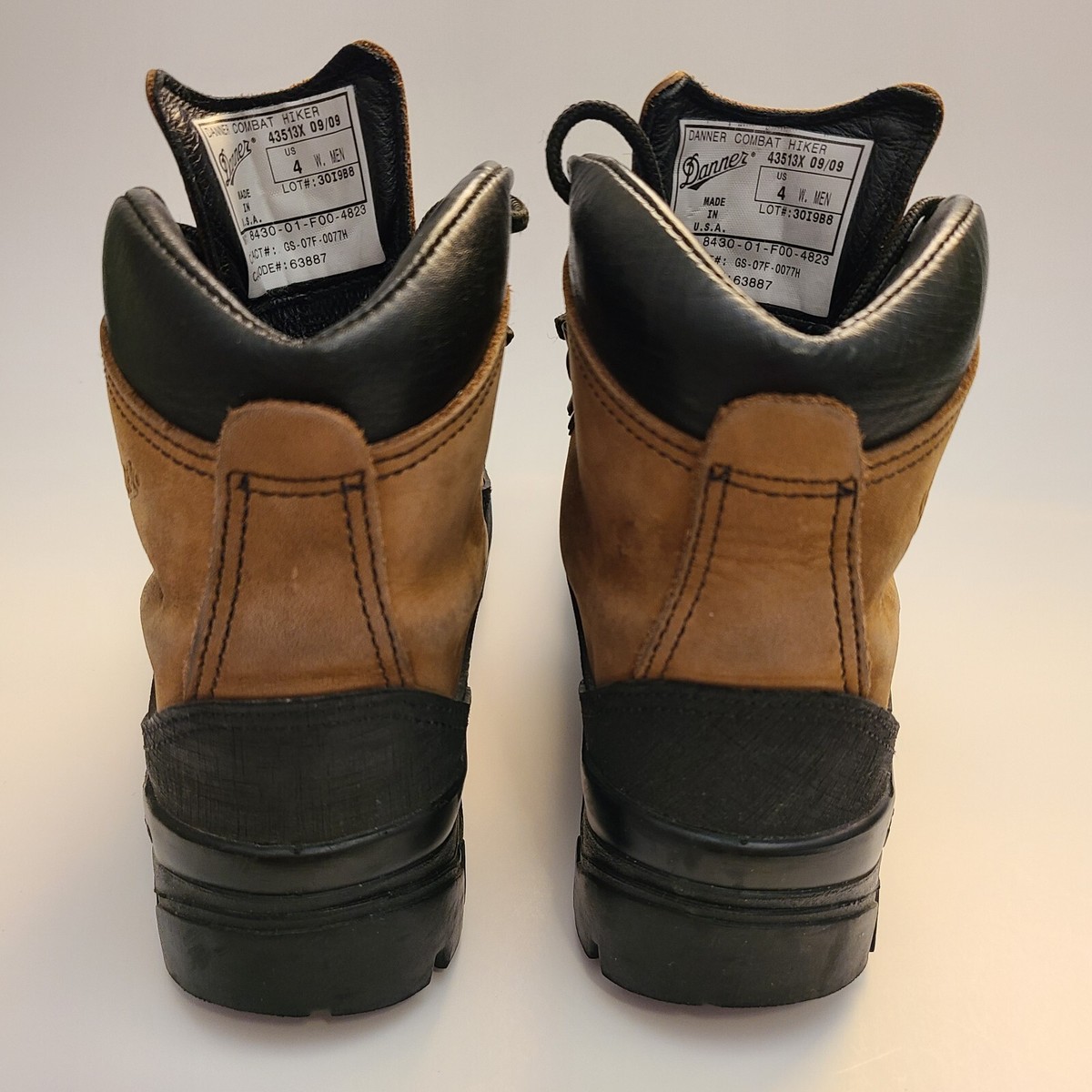 Danner Boots Mens Sz 4W Brown Combat Hiker | eBay display picture 3
