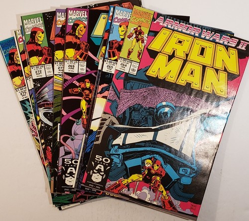 Iron Man #264-266,268-269,271-275 1991 10 Issues Dragon Seed Saga Arc Complete - Imagen 2 de 12