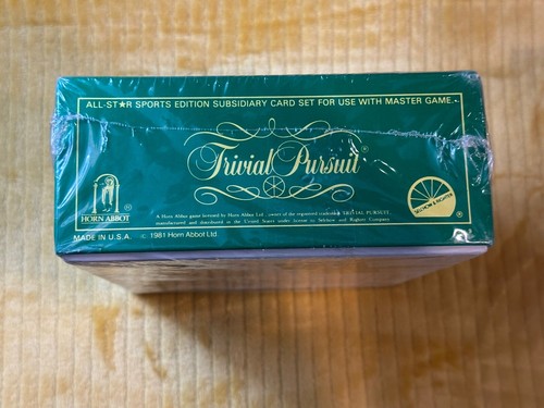 Trivial Pursuit ALL STAR SPORTS Edition Subsidiary Card Set Vintage New Sealed - Picture 6 of 6