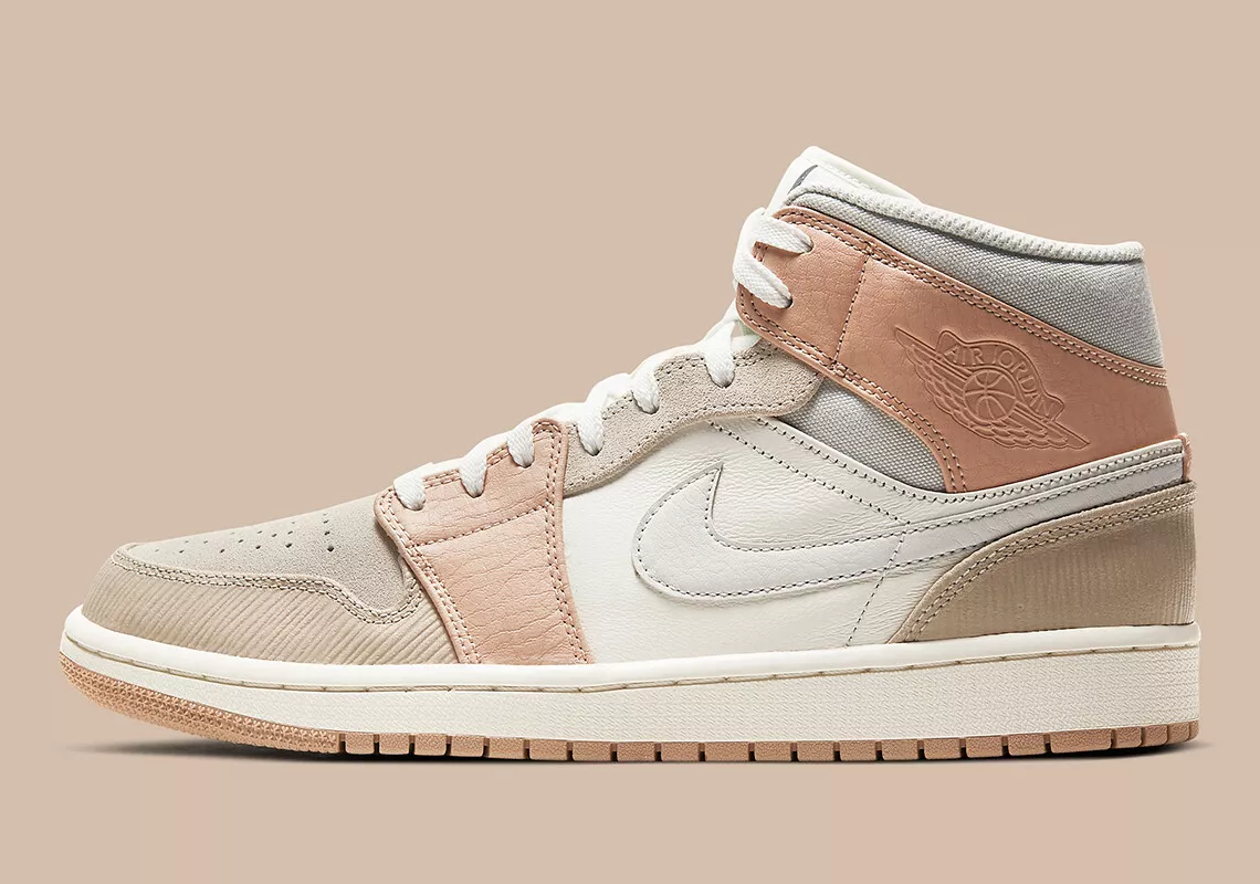 Air Jordan 1 Retro Mid Milan 11. Light Bone Sail Tan. CV3044-100 | eBay