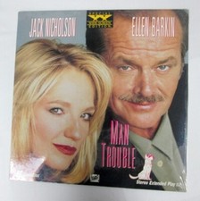 NEW Man Trouble Laserdisc, 1992 Jack Nicholson Special Edition Wide Screen