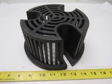 GE Fanuc 2845A004VIPA001-842 Pump Strainer 7-5/8" OD 3 Bolt Mount 3-3/4" Height