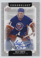 2018 Upper Deck Chronology Franchise History Billy Smith #FH-NYI-BS Auto HOF f0l