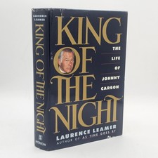 King of the Night Laurence Leamer 1989 HC w/DJ Johnny Carson Biography