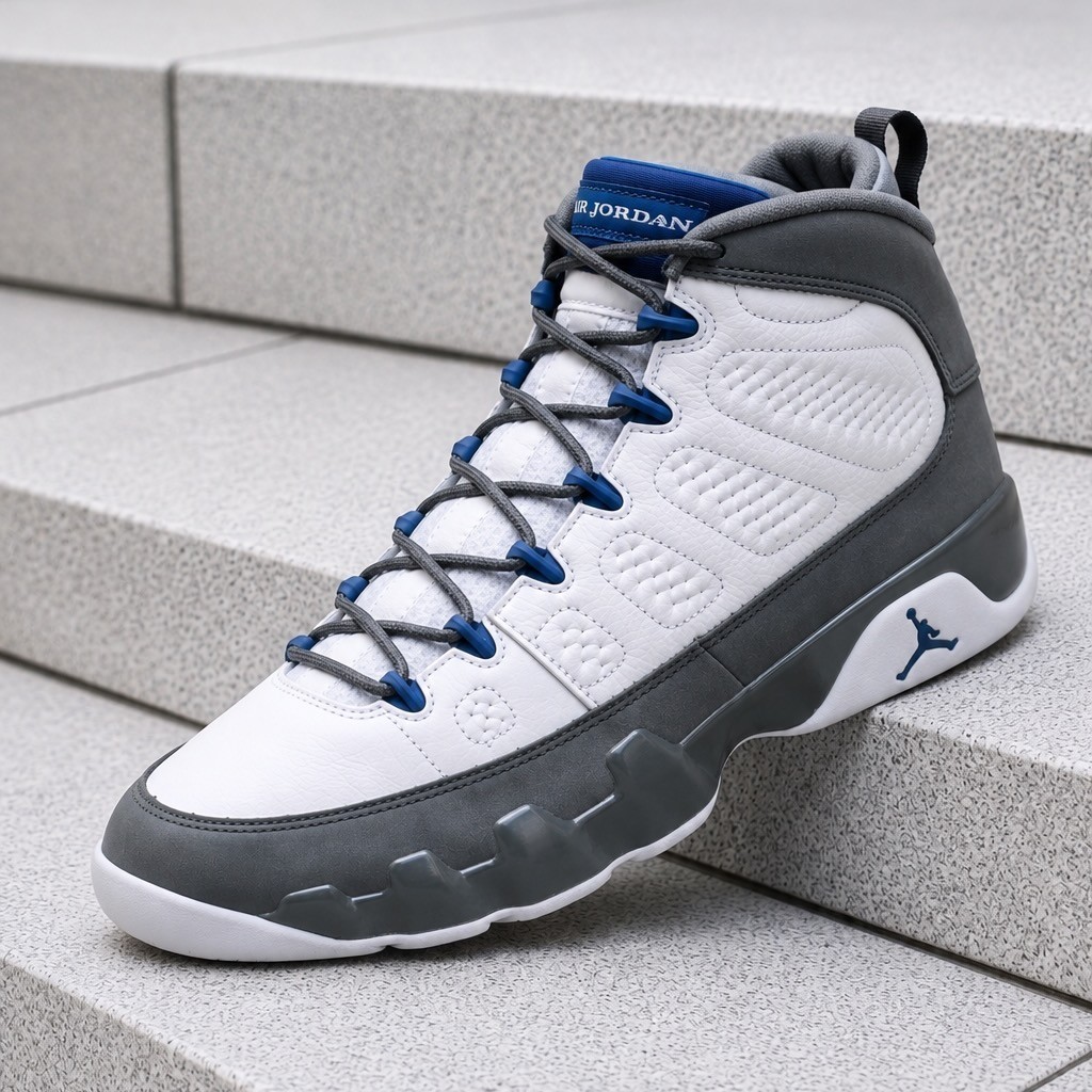 Nike Air Jordan 9 Retro Flint Grey French Blue HV4794-100 Men's