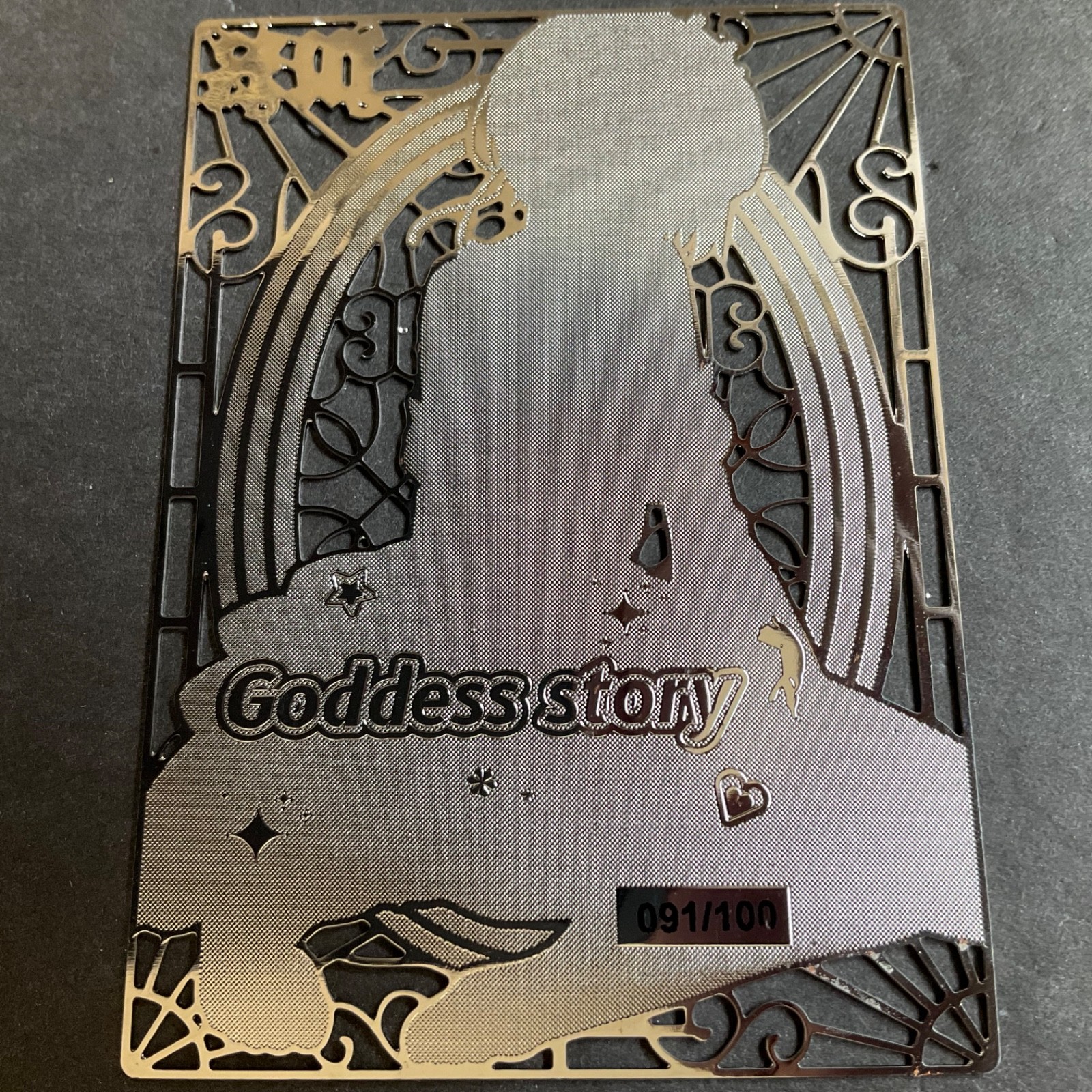 Goddess Story Gold METAL Card - Serial Number #091/100! Rem Anime Bikini