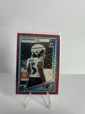 2025 Panini Donruss - Rated Rookie Mike Green #397 Optic Red Prizm (RC)