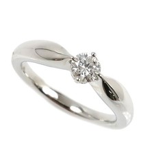 Bvlgari Pt950 Platinum Dedicata a Venice Ring  Diamond 0.18ct Size Used KOER-0