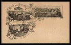 Lithographie Bayreuth, Festspielhaus, résidence de Richard Wagner...
