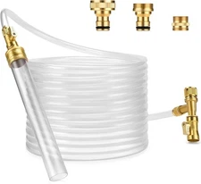 Aquarium Gravel Vacuum Fish Tank Cleaning Siphon Pump 50ft Water Changer Tool