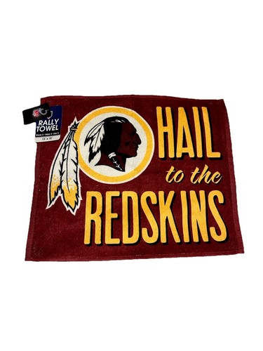 Washington Redskins "HAIL To The REDSKINS” Rally Towel 15x18” Wincraft NOS
