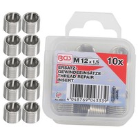Ersatz- GewindeeinsäTze M12 X 1,5 Mm FüR Gewindereparatur 10-Tlg.