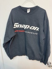 Snap On Tools Hoodie Mens XL Black Pullover Hooded Graphic Sweatshirt Logo Y2K