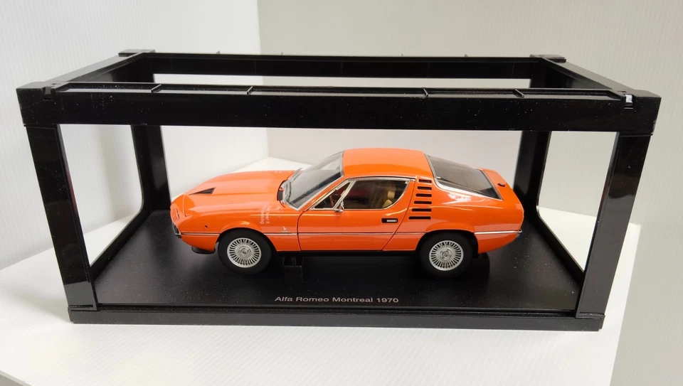 1:18 Die Cast Alfa Romeo Montreal 1970 AUTOart Millenium Boxed 1/18 like new -AF - image 2 of 4