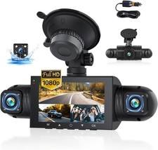 4-Channel 360° Dash Cam Front Rear Left Right IR Night Vision – NEW