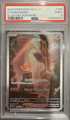 Charmander #168/165 - 2023 Pokemon Mew EN 151 - PSA 9