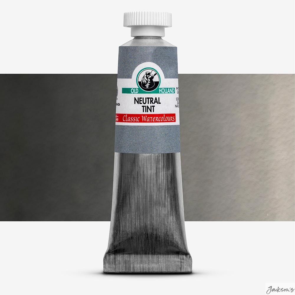 Old Holland Classic Watercolour Paint Tube 18ml Neutral Tint For Shadows