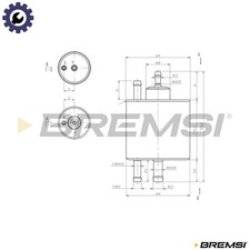 FUEL FILTER FE0398 FOR MERCEDES-BENZ M 166.995 2.1L M 166.940 1.4L 4cyl A-CLASS