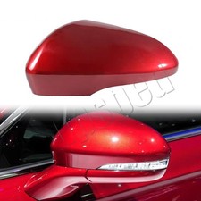 Red Left Driver Side Car Rearview Mirror Cap Cover For Ford Fusion 2013-2020 Red Left Driver Side Car Rearview Mirror Cap Cover For Ford Fusion 2013-2020