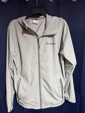 Columbia Windbreaker Light Grey Small